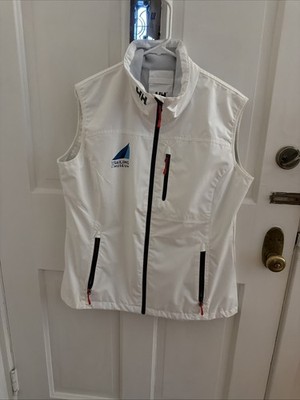 New Helly Hansen Vest Women's XL White The Sailing Museum Logo 
