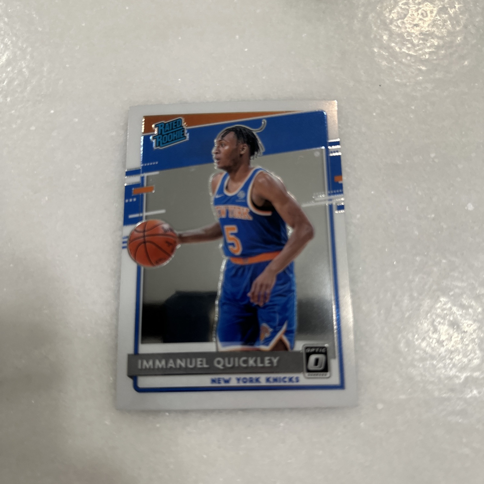 2020-21 Panini Donruss Optic - Rated Rookie #175 Immanuel Quickley (RC)