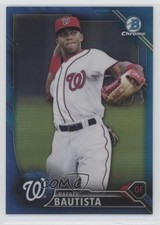 2016 Bowman Draft Chrome Top Prospects Blue Refractor /150 Rafael Bautista 4z4