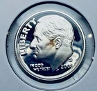 2008-S Proof Silver Roosevelt 10c  ~ Beautiful Deep Mirrors ~ Brown Spot ~ G48