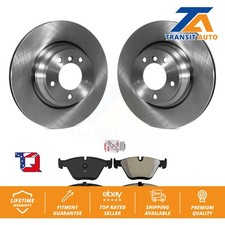 Front Disc Brake Rotors And Semi-Metallic Pads Kit For 2012 BMW X1 xDrive28i
