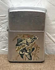 1992 Rare Vintage Guy Harvey Snook Zippo Lighter Made in USA (VIII) Collectible
