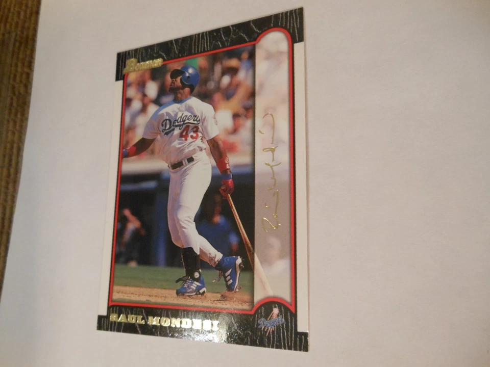1999 Bowman Gold SP 24/99 #65 Raul Mondesi Los Angeles Dodgers - Imagem 2 de 4