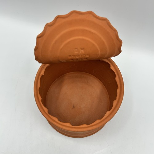Vintage Terra Cotta Clay Open Tin Can Sculpture Pop Art Japan MCM Pottery - Picture 4 of 10