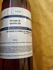 Orange & Vanilla Fragrance Oil - NI Candle Supplies 500ml