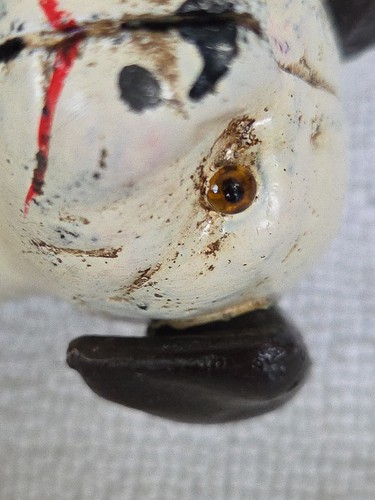 Vintage Nipper The RCA Dog w/Glass Eyes Cast Iron Coin Bank - Picture 9 of 20