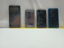 Cell Phone Bundle Lot of 4 FOR PARTS ONLY Mix Model