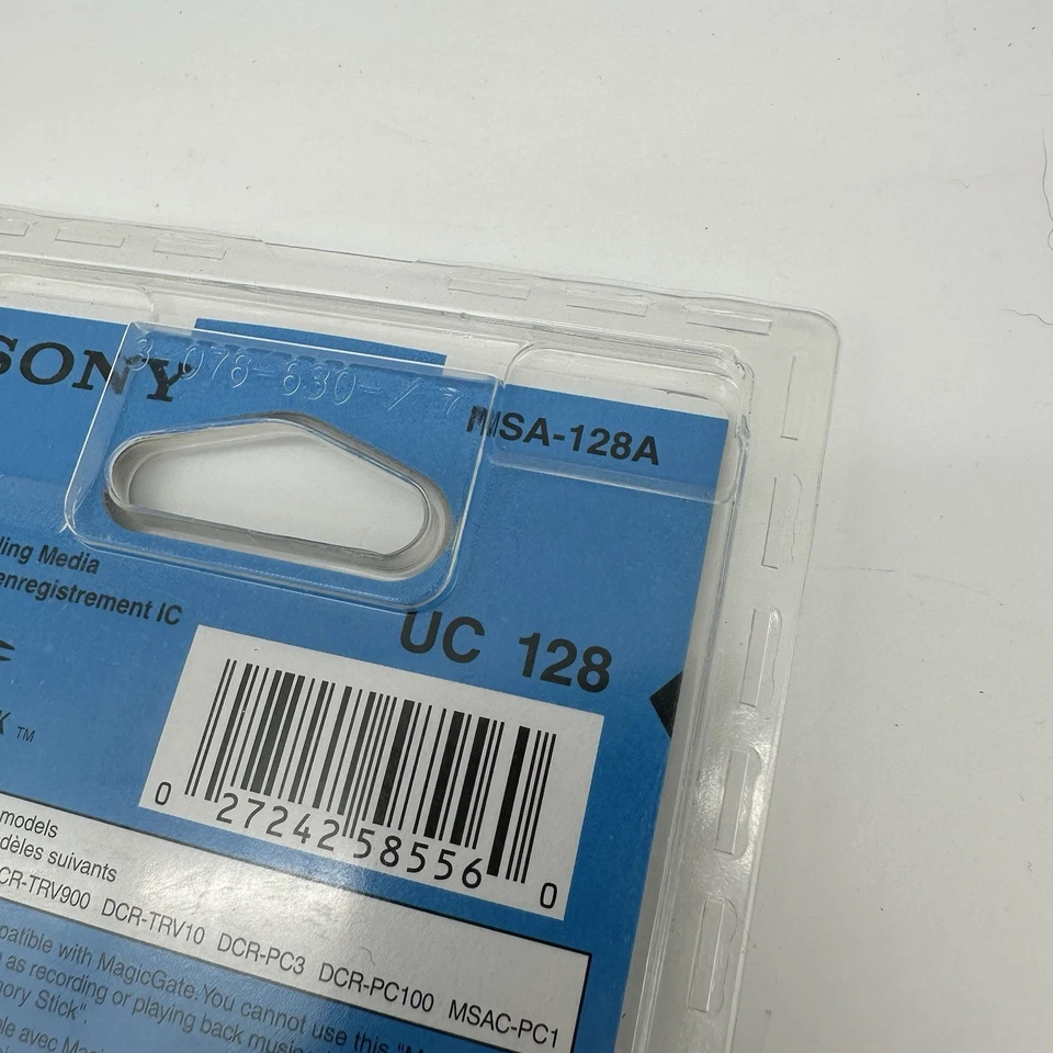 Sony MSA-128A 128 MB Memory Stick - Sealed Package NIB - Image 3 of 3