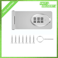 3-Digit Keyless Cabinet Lock Zinc Alloy Combination Lock for Drawers Cupboards
