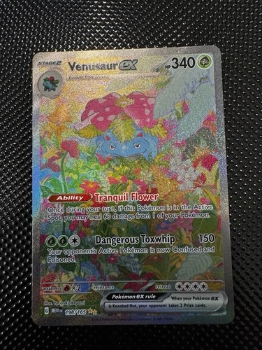 Pokémon Venusaur ex 198/165 Special Illustration Rare Holo Scarlet & Violet 151