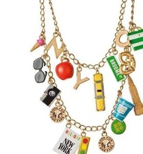 Kate Spade Bright Lights Big City Necklace NWT Rare New York City Charm Necklace