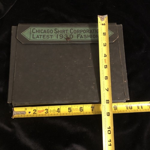 VTG 1930 Chicago shirt corporation latest fashions box 9 1/2 X 7 1/2 Snap Works - Picture 11 of 12