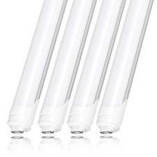 8FT LED Tube Light Bulbs T8 R17D Garage F96T12 HO 72W 8 Foot LED Shop Lights ETL