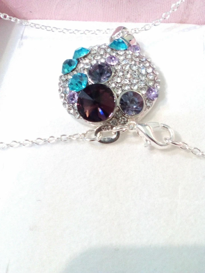 Collana Donna Gioielli SWAROVSKI ORIGINALI Argento 925 Cristalli Diamanti 2025 - Immagine 4 di 4