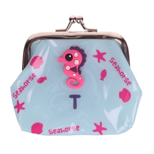 Girls Small Personalised Name Kids Cute Animal Character Plastic PVC Coin Purse - Picture 139 of 148