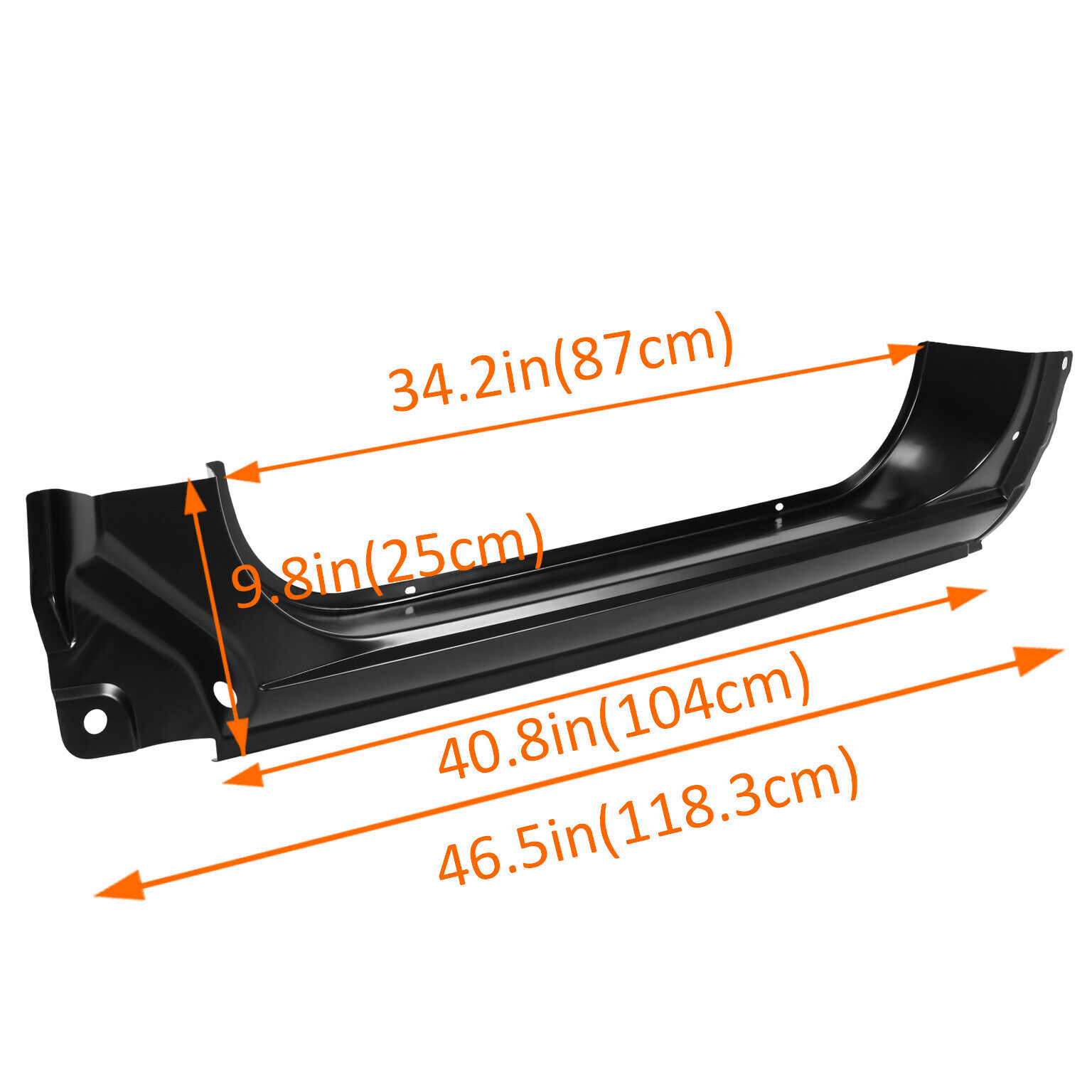 Outer Driver Rocker Panel For 73-87 Chevy Pickup C/K 10 20 73-91 Blazer ...