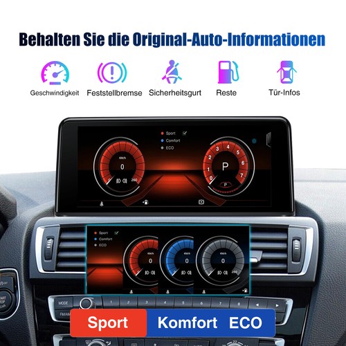 Android 13 GPS CarPlay Touchscreen für BMW 1/2er F20 F21 F23 NBT SWC Autoradio - Bild 7 von 17
