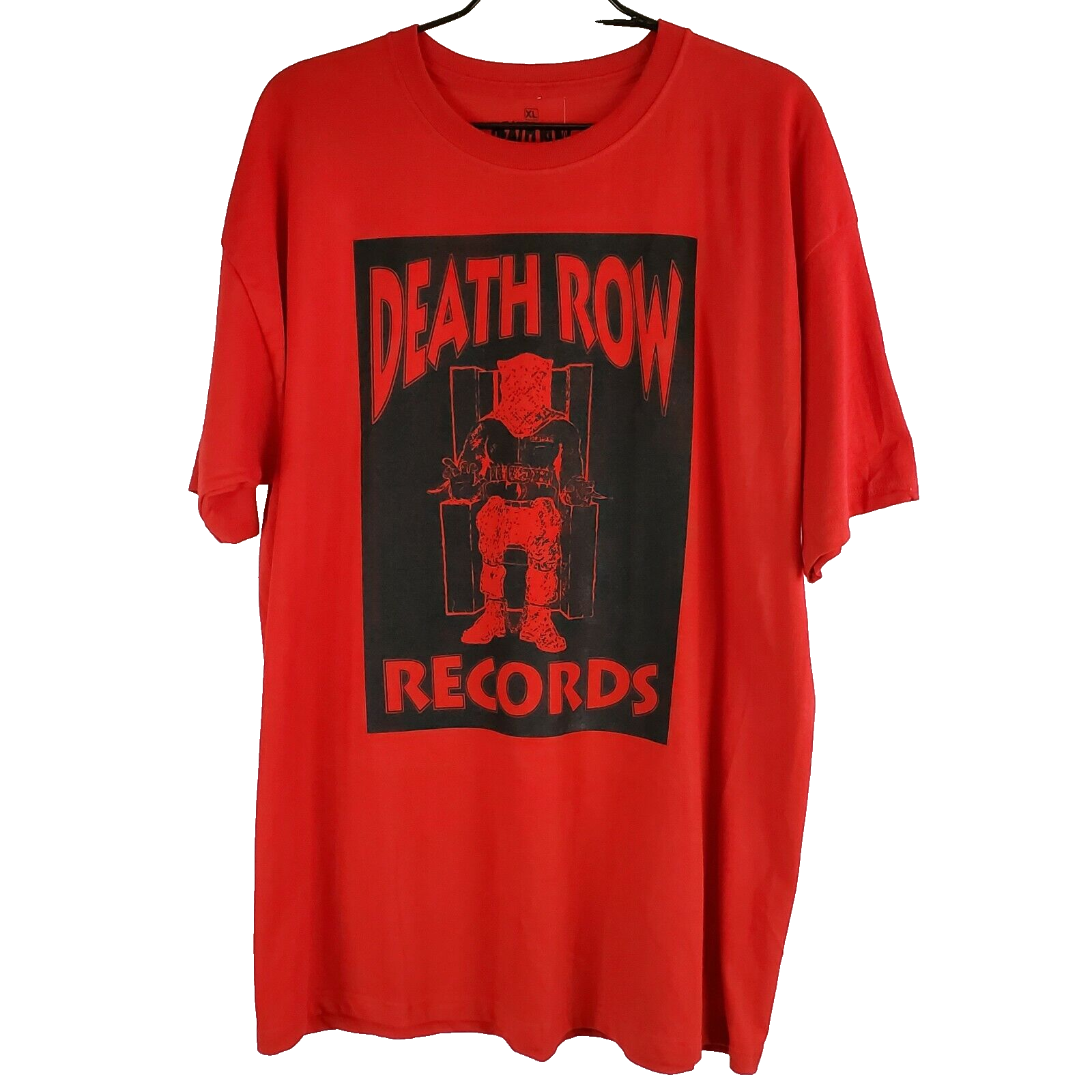 FILA T shirt girocollo Death Row Records 2021 rossa manica corta cotone uomo taglia S