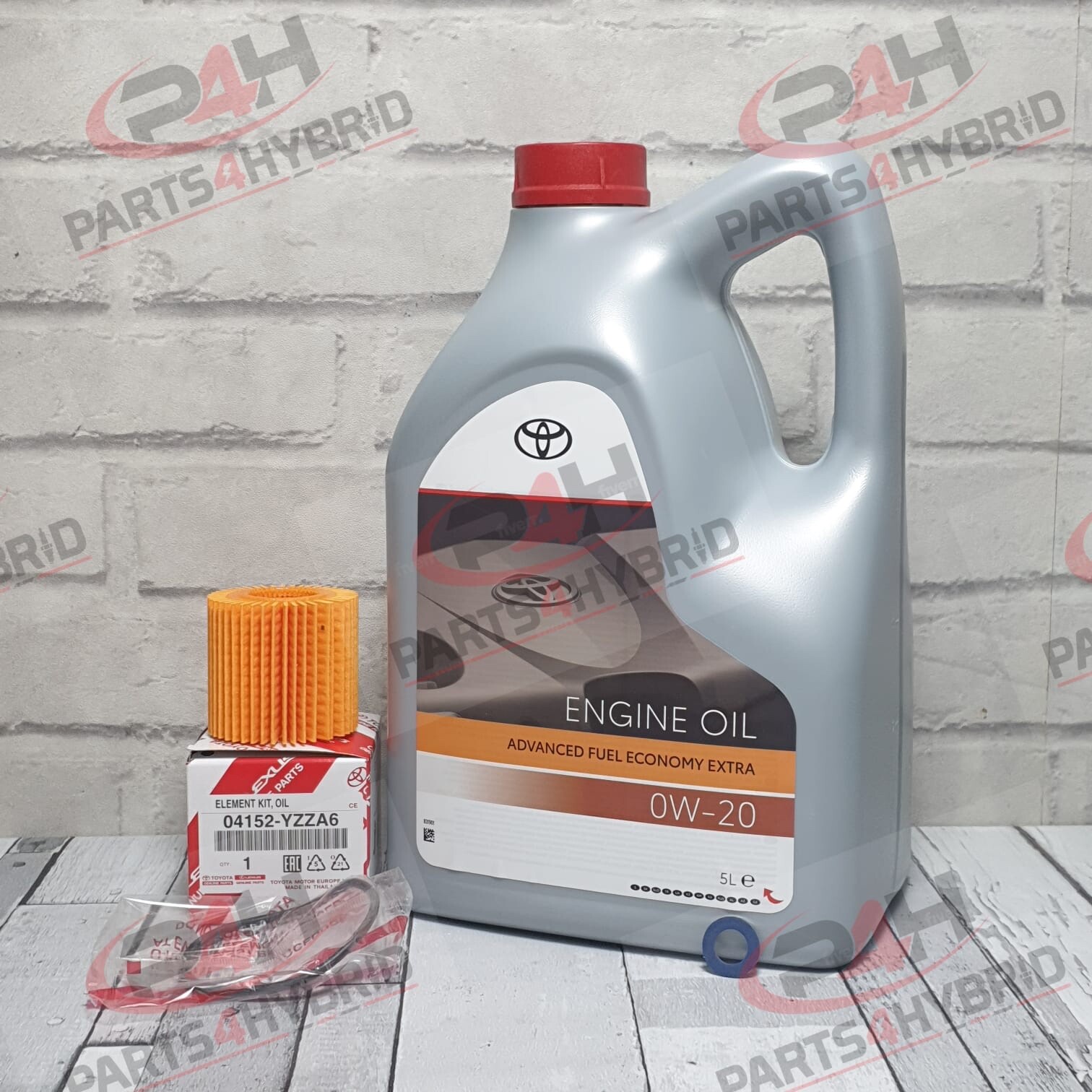 Genuine Toyota Auris Hybrid Intermediate Service Parts  0W20 Oil Filter & Washer