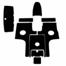 Yamaha SR&AR230-AR30 CA-SX230-SX230 CA Jet Boat Traction Mat BlackTip 19 Colors