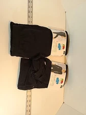 NWT Fruit Of The Loom Women's Black Thermal Waffle Crew And Pant Set 3XG