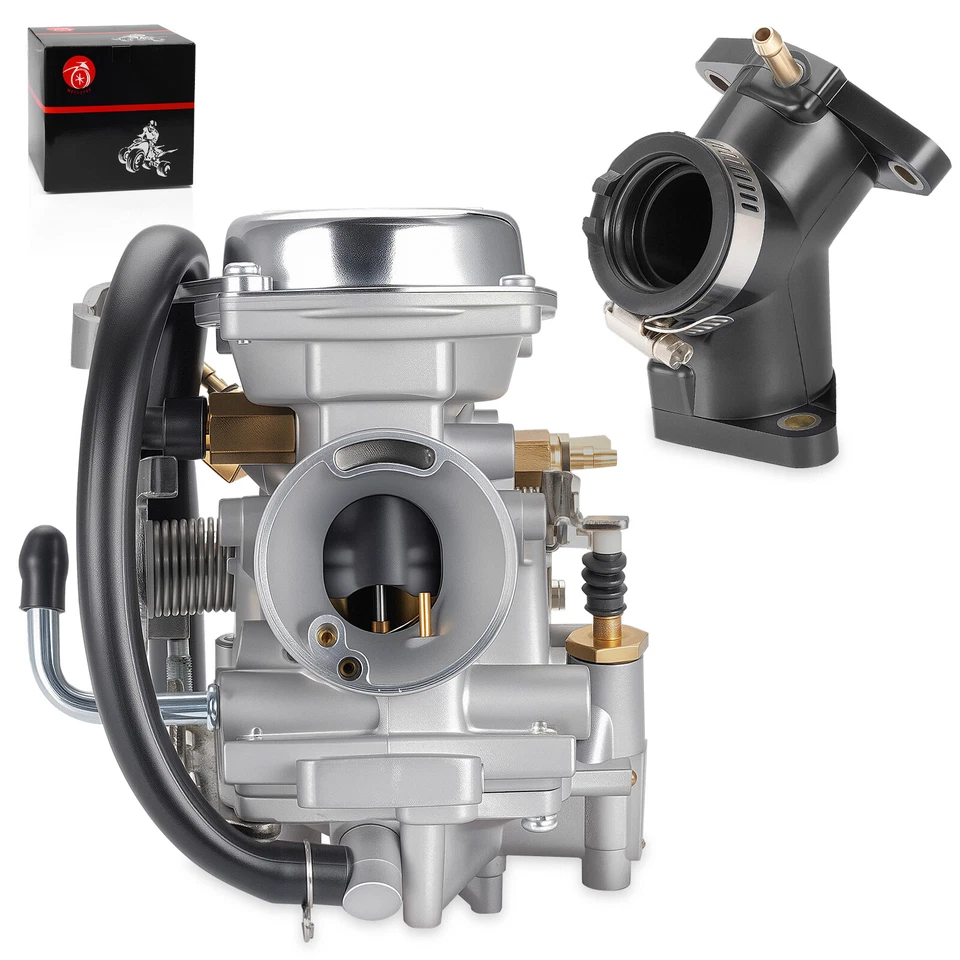 Carburetor Carb & Intake Manifold for Yamaha Route 66 Virago V-star 250 XV250 - Image 4 of 4