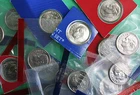 2000 to 2009 BU Roosevelt Dime 20 P and D Coins From US Mint Set Wrapped 10c Lot