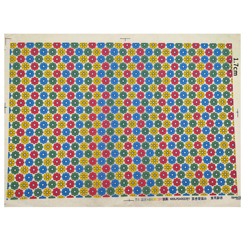 1pcs Pottery Ceramic Underglaze Glaze Decals Art Color Floral DIY