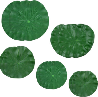 10Pcs Floating Foam Lotus Flowers for Pond or Pool 4 Inch Water Lily Pads