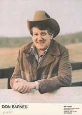 Vintage 1980s Don Barnes 8x11 Color Promo Photo