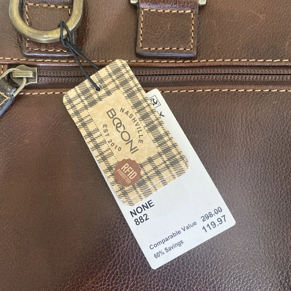 Maletín con cremallera Nashville Boconi nuevo con etiquetas Foto 2 de 3