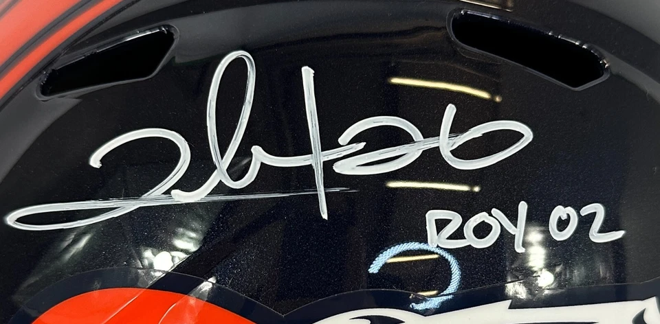 Clinton Portis signed inscribed Full Size helmet NFL Denver Bronco JSA COA - Image 3 of 4