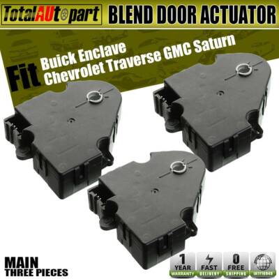 3-Pack HVAC Air Blend Door Actuator 604-140 – For Buick, Chevrolet, GMC 3.6L – Dr. Engine-1022989