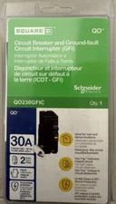 SQUARE D QO230GFI QO230GFIC Circuit Breaker 2 POLE 30 AMP GFCI