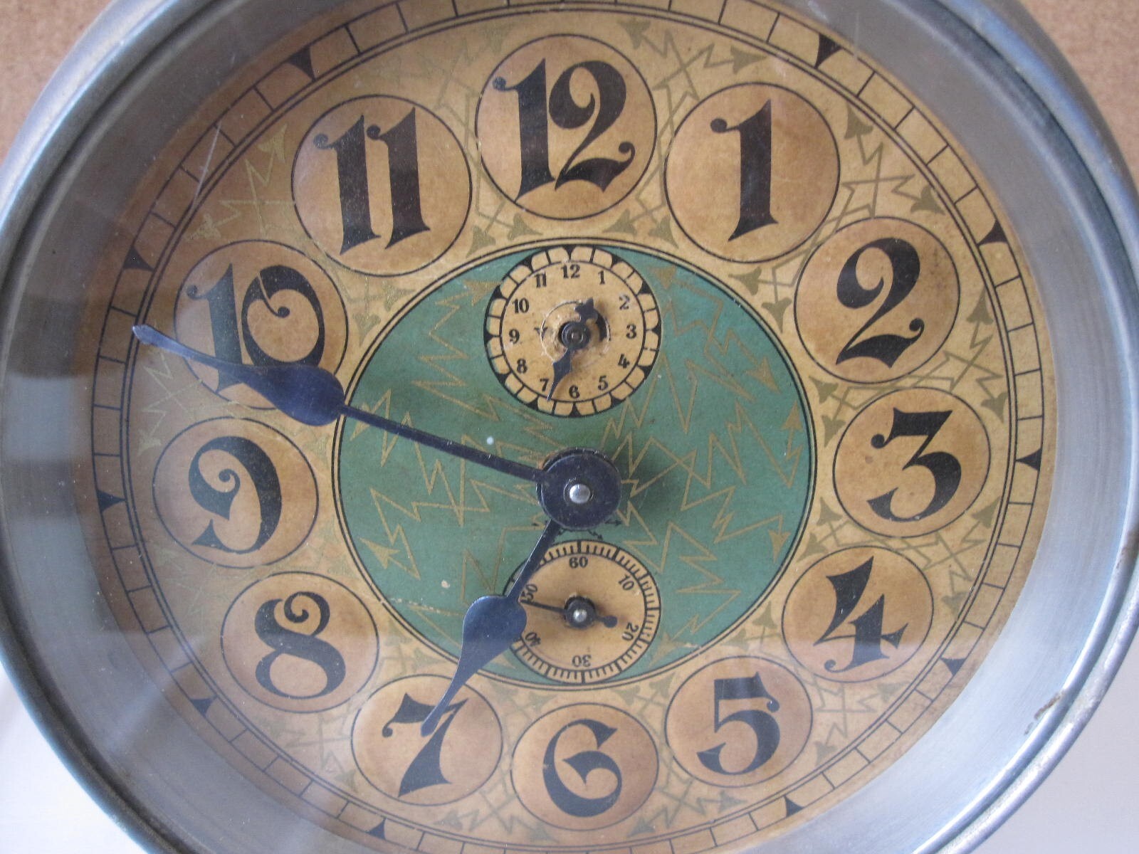 Vintage Bell Table Alarm Clock Antique Manual Retro Vintage Clock