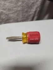Vintage Companion 41424 BF Stubby Slotted Flat Head 1/4" 3 1/2"  Screwdriver USA