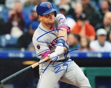 DEVIN MESORACO NEW YORK METS SIGNED AUTOGRAPHED 8X10 PHOTO W/COA