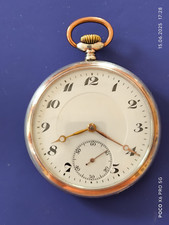 Silver Antique Po ket Watch 52mm working