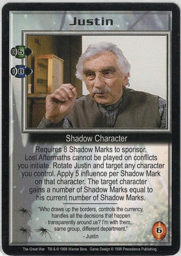 Babylon 5 CCG The Great War Ed Individual Card Sale Near Mint or Better Part 2/4 - Picture 16 of 25