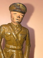 Vintage LEAD Barclay Manoil Toy Figure Male Man Solider Military Uniform