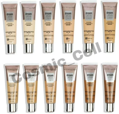 Maybelline Dream Urban Cover Foundation All-in-One Schutz Make-up LSF 50 Neu