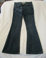 Ladies "YMI" Size 5 W28.5/L31 Blue, Slightly Distressed, Boot Cut Jeans