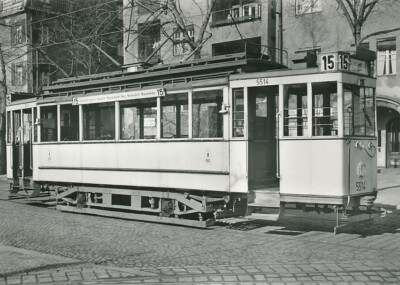 Old Black Postcard Tram Hawa TF 20/29 Berlin Tram ungel. postcard mha2867h