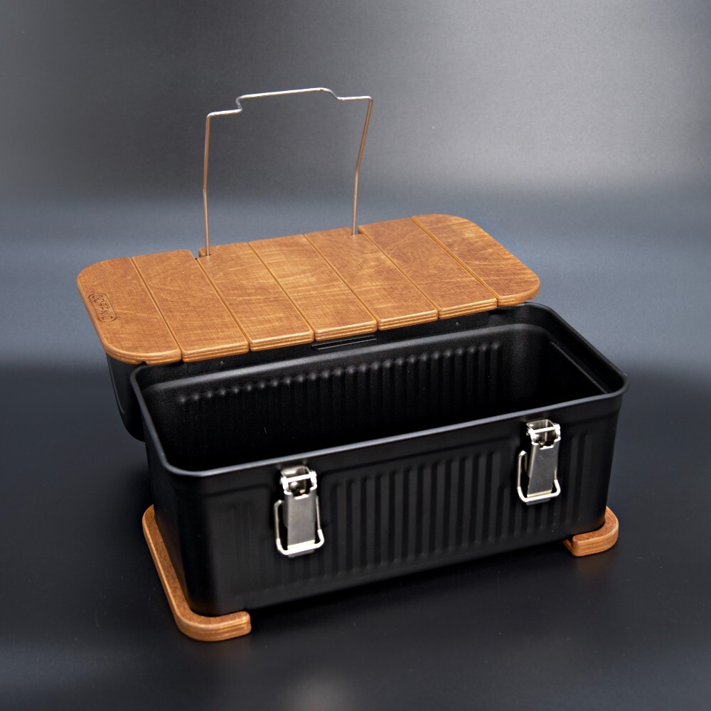 COFFNIC Steel Table Top + Wood Table Top(for Stanley Lunch Box 10q