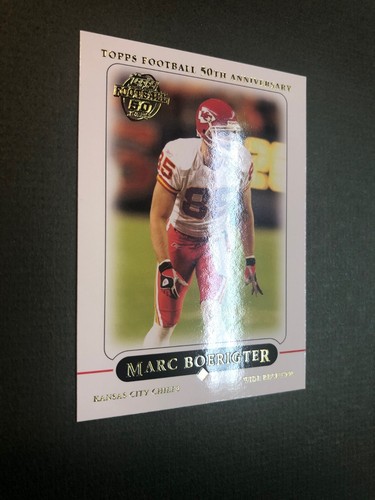 2005 Topps Marc Boerigter #104 Kansas City Chiefs Football Karte NM - Bild 2 von 4