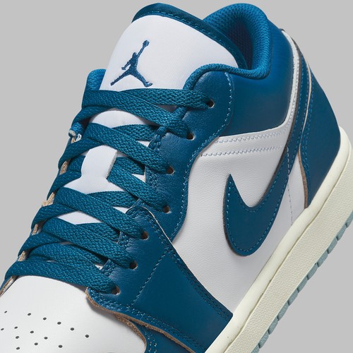 Nike Air Jordan 1 Retro Low SE Industrial Blue White Grey FN5214-141 Men's - 第 3/9 張圖片