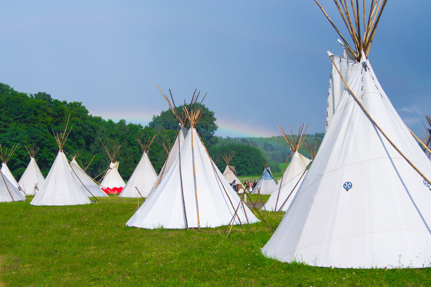 Tenda Gioco Indiano Teepee Per Bambini - Foto 6