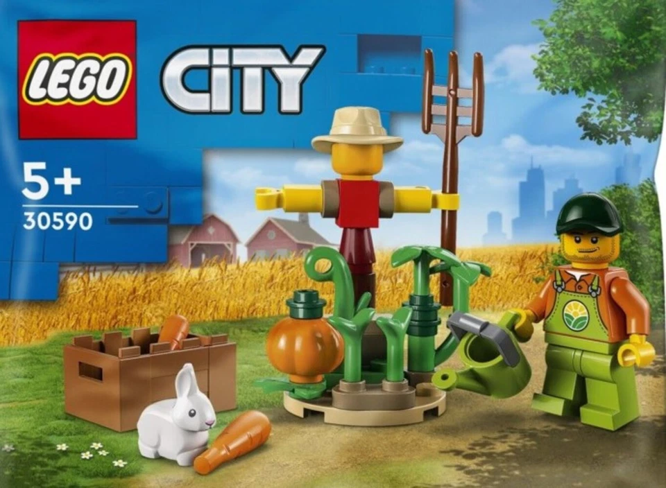 LEGO City Jardinero Con Espantapájaros 30590 Granja Potager Farmer - Imagen 1 de 1
