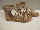 Girls Gold Sandals By Cat & Jack Size 13 — photo 2