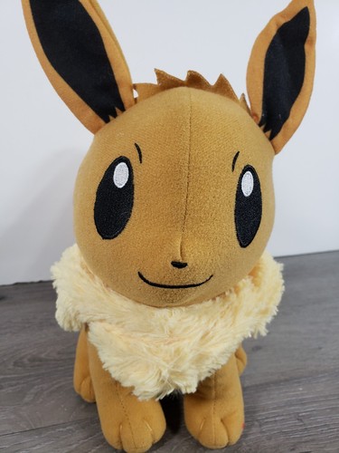 Pokemon Plush Eevee 9” Stuffed Animal Toy Nintendo TOY FACTORY 2019 - Picture 2 of 9